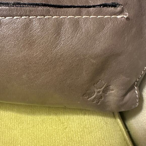 Patricia Nash Brown Leather Shoulder Bag Tote Studded Boho Satchel Purse - Picture 4 of 10